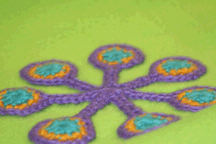 Psychedelic Garden Blanket