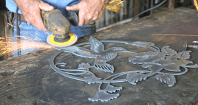 polishing at Custom Iron Works