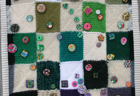 Suzann’s polymer clay button cloth