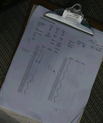 the clipboard for the Roses Cape