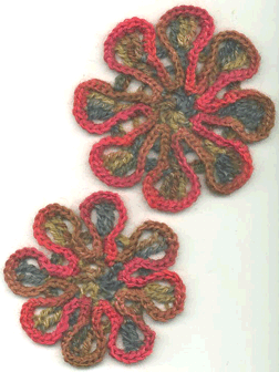 Crazy Eight flower from Crochet Bouquet