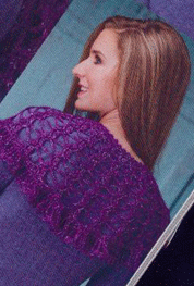 Purple Haze Shoulder Warmer in Crochet! magazine, Fall 2012