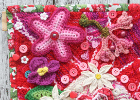 Valentine’s Day Quilt details