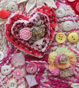 Valentine’s Day Quilt details