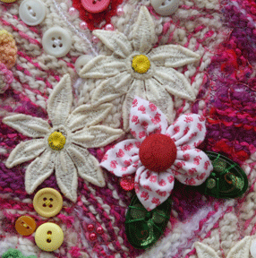 Valentine’s Day Quilt details