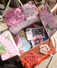 A Flowery Valentine’s Day Mailbox