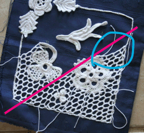 Irish Crochet sampler