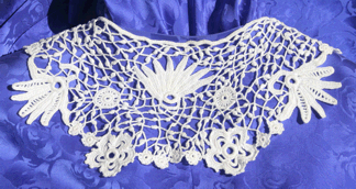 Irish Crochet collar by Suzann