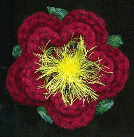 the \"o\" in Crochet (Bouquet)