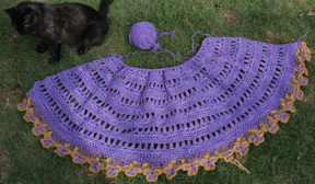 the doomed pansy capelet