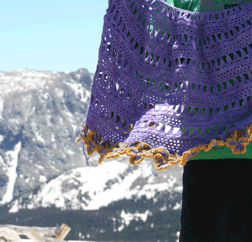the pansy capelet visits the Rocky Mountains