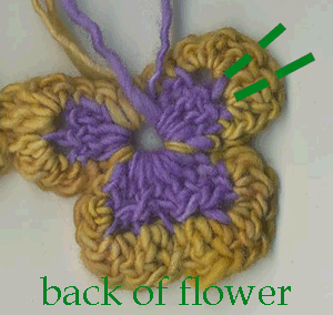 the loop to use for joining flowers