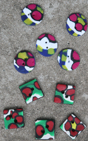 Saturday afternoon’s button baking line-up