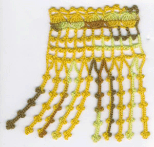Crocheted Picot-Mania Trim, by Suzann