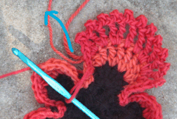 Crochet Bouquet poppy tutorial