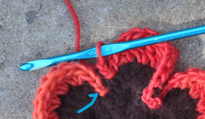 Crochet Bouquet poppy tutorial