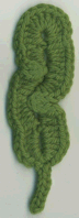 Ruffle Edge leaf from Crochet Bouquet