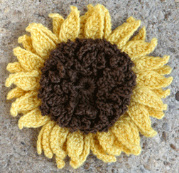Crochet Bouquet Sunflower