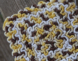 vintage crocheted hot pad or trivet