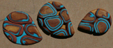 polymer clay buttons made in Suzann's class